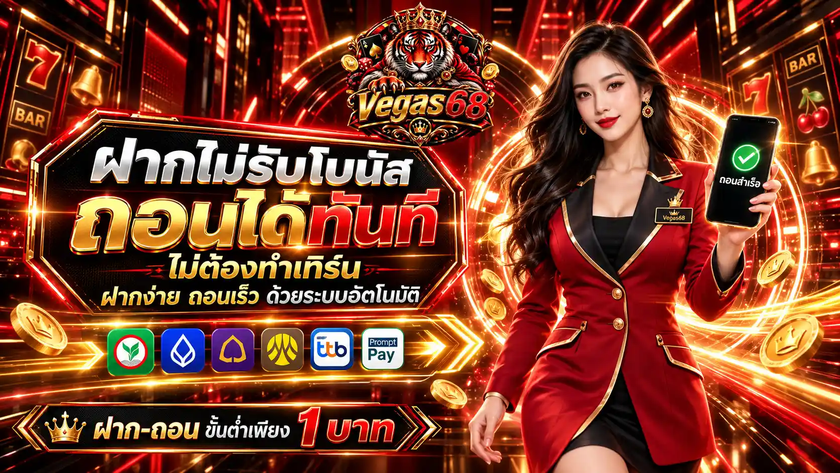 VEGAS68 เว็บตรงสล็อตรวมค่าย เว็บเกมระบบเทพ แจกโบนัสทุกชั่วโมง